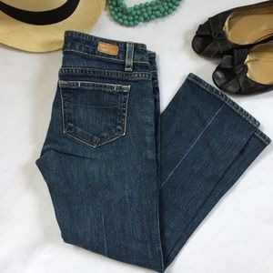 Paige Cropped Laurel Canyon Jeans Sz 25
